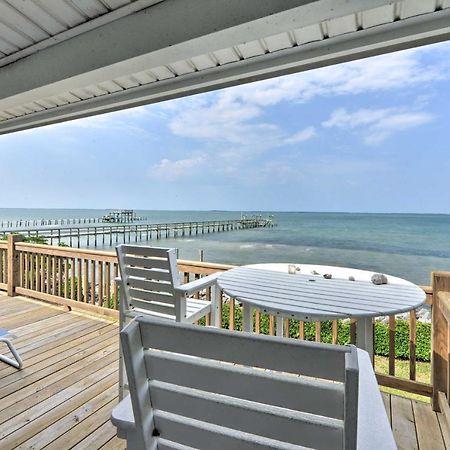 Waterfront Harkers Island Home Sunset View And Dock Exteriör bild