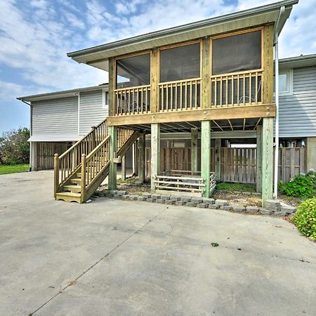 Waterfront Harkers Island Home Sunset View And Dock Exteriör bild